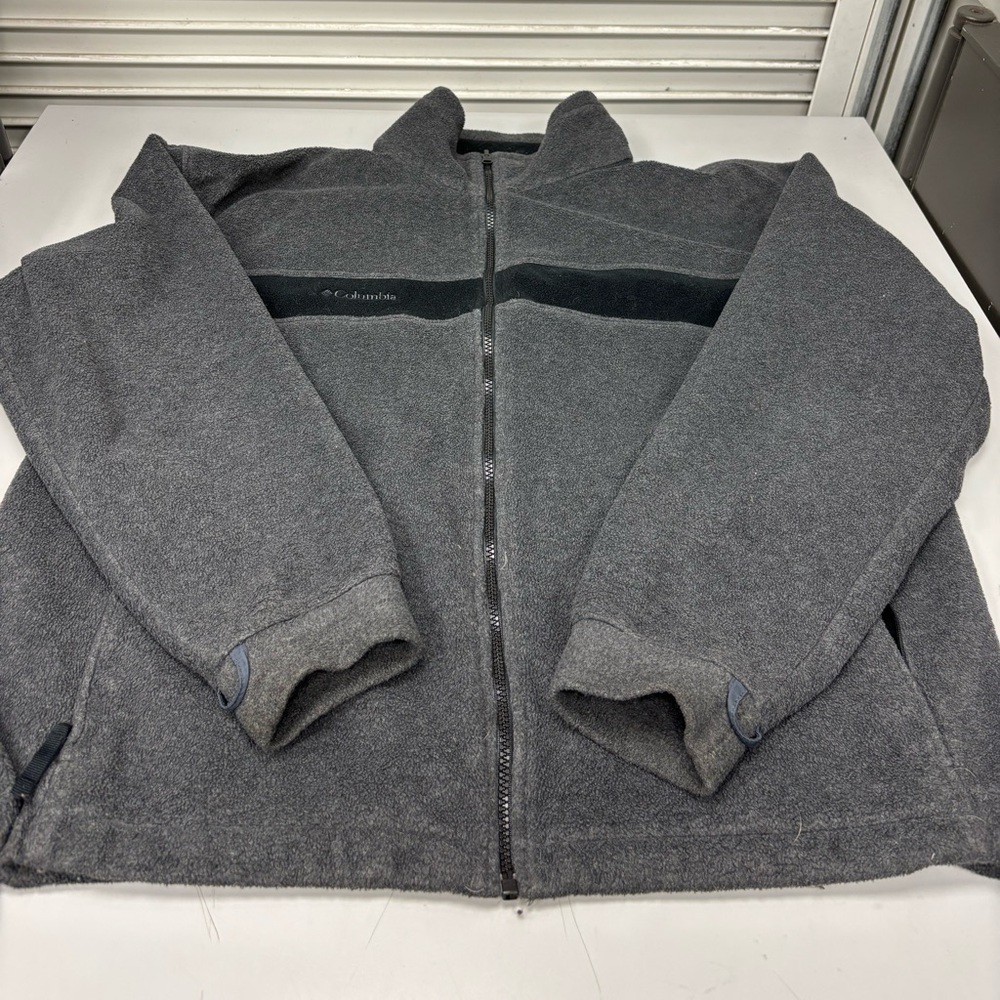 Mens XXL columbia fleece zip up